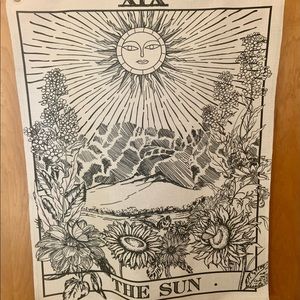 Sun, moon, and stars canvas tapestries